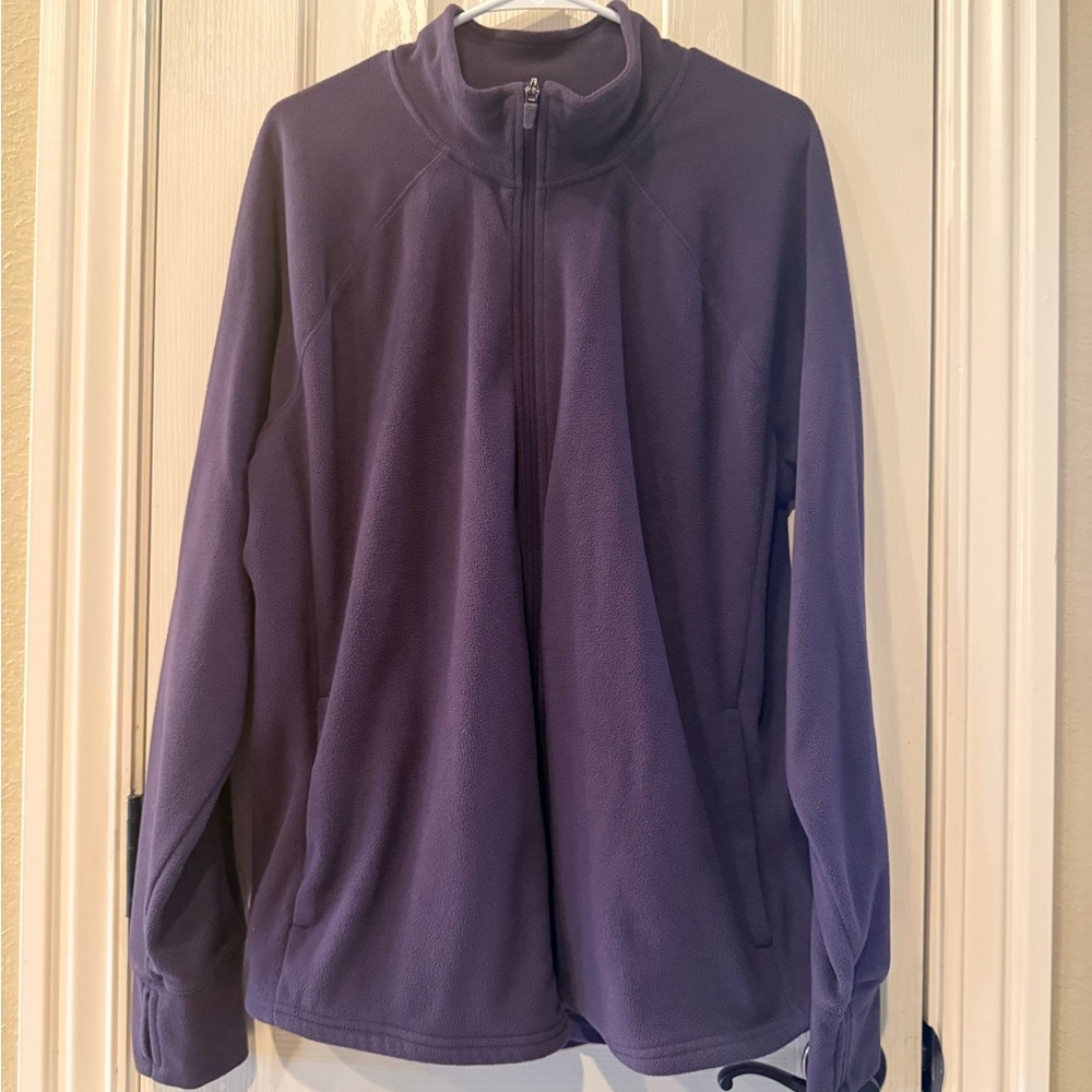 Old Navy Active Deep Purple Fleece Jacket
